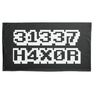 31337 H4X0R PILLOWCASE