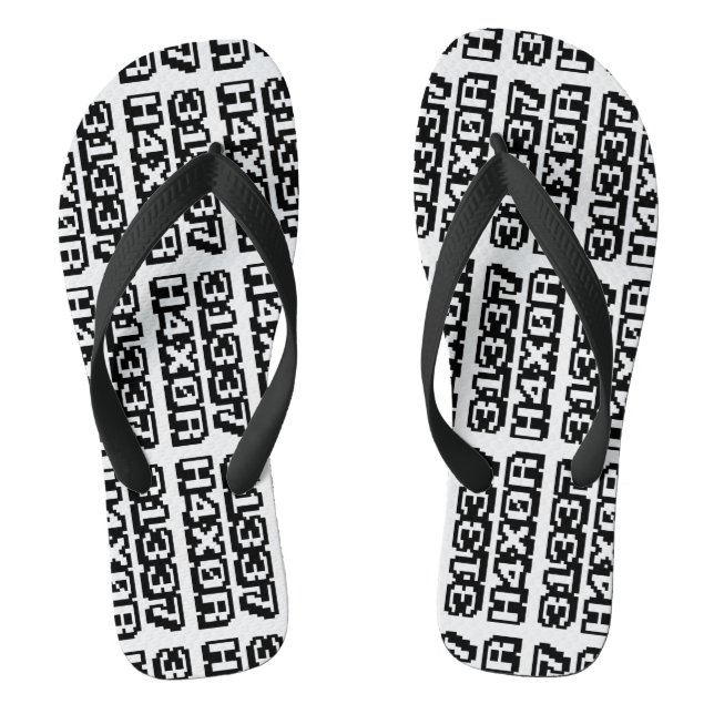 31337 H4X0R THONGS (Footbed)