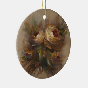 315 Roses Ceramic Ornament