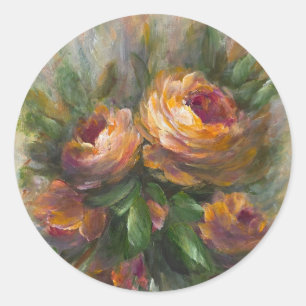 315 Roses Classic Round Sticker