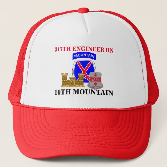 317TH ENGINEER BATTALION 10TH MOUNTAIN HAT (Front)