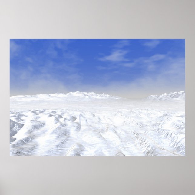 #31-02: Snow Field. Poster (Front)