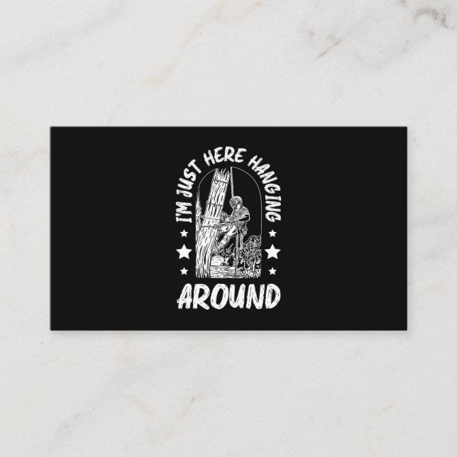 31.Arborist for a Tree trimmer Business Card (Front)