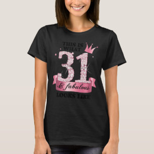 31 & Fabulous I Pink White Party Group Candid Phot T-Shirt