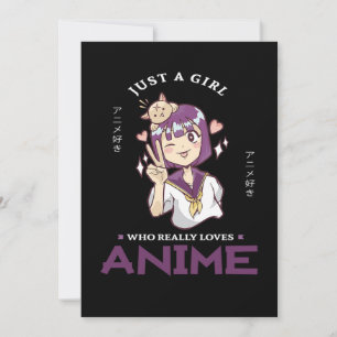 31.Just A Girl Who Really Loves Anime Save The Date