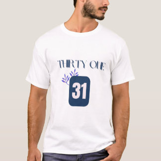 31 number custom tshirt