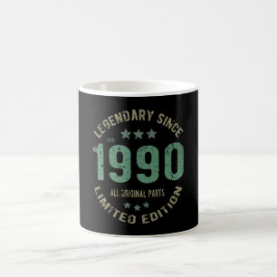 31 Year Old Bday 1990 Legend Since 31st Birthday Coffee Mug
