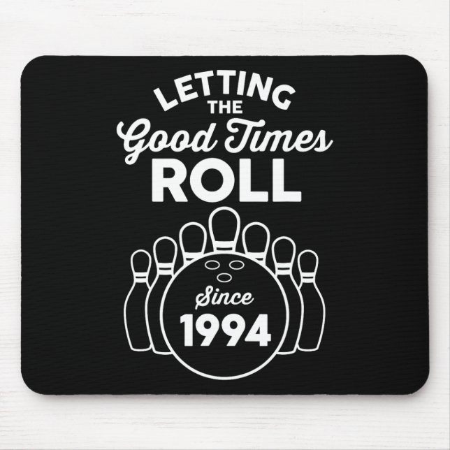 31 Year Old Bowler 31st Birthday Bowling  Mouse Pad (Front)