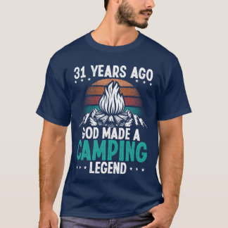 31 Year Old Camping Legend Scout 31Birthday Camper T-Shirt