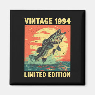 31 Years Old Gift 1994 Fishing Fisherman Fish 31st Magnet