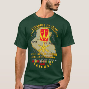 31st Air Defence Artillery Bde OIF Invasion 2003 w T-Shirt