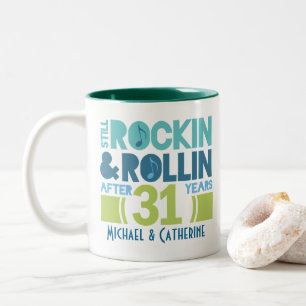 31st Anniversary Personalised Mug Gift