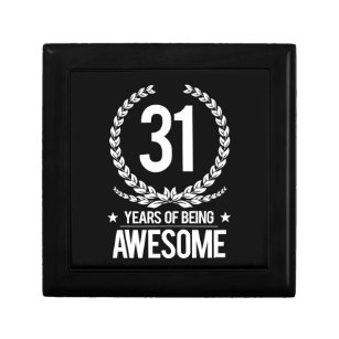 31st Birthday (31 Years Of Being Awesome) Gift Box