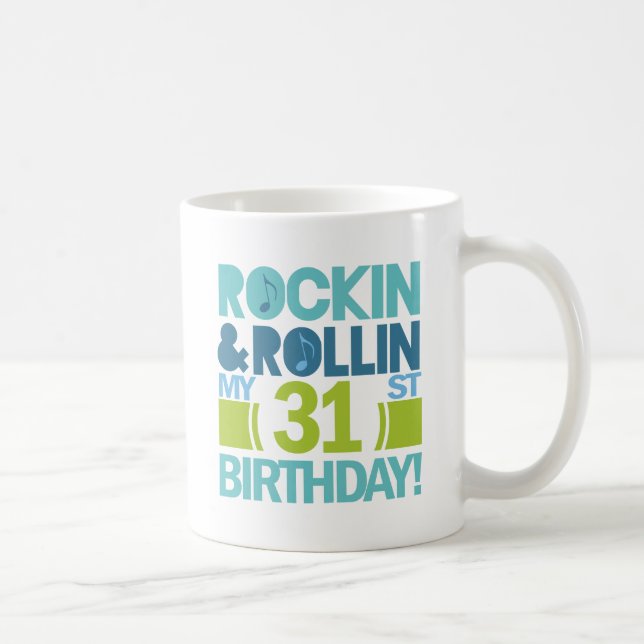 31st Birthday Gift Ideas Coffee Mug (Right)
