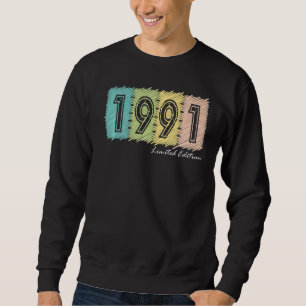 31st Birthday Ladies Mens 31 Years 1991    1 Sweatshirt