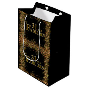 31st Birthday Medium Gift Bag