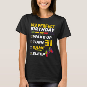 31st Birthday Party Perfect For Gamer 31 Years Old T-Shirt