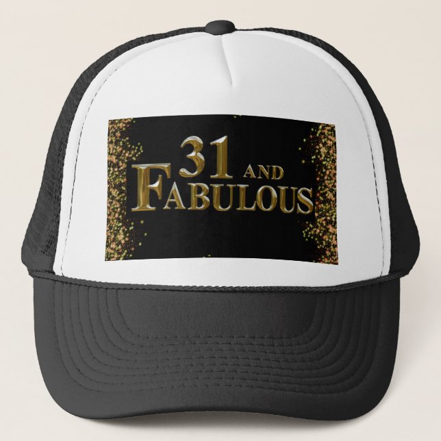 31st Birthday  Trucker Hat (Front)