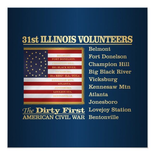 31st Illinois V.I. (BH) Poster (Front)