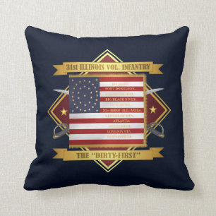 31st Illinois Volunteer Infantry Cushion