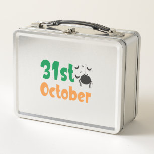 31st October - Halloween Metal Lunch Box
