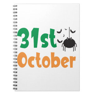 31st October - Halloween Notebook