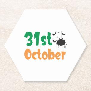 31st October - Halloween Paper Coaster