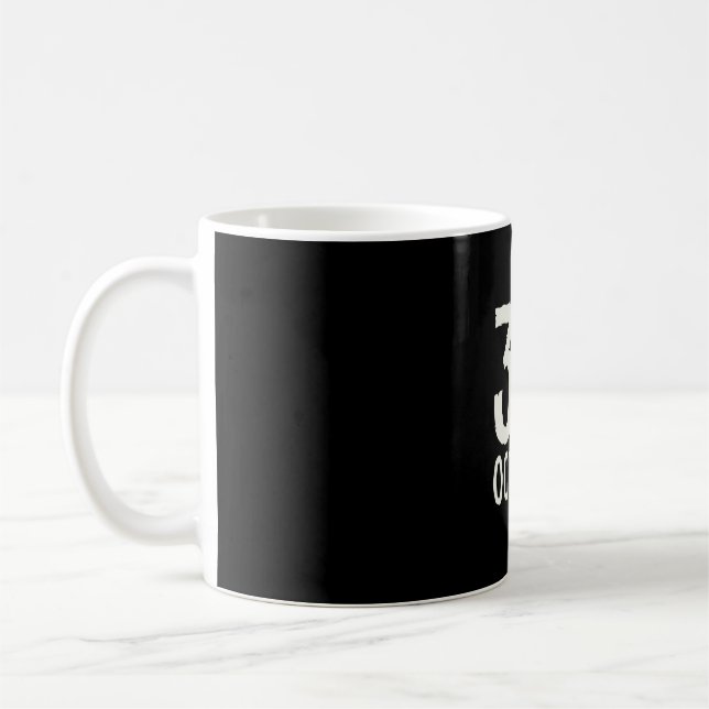 31st October Halloween Spider Web Design Coffee Mug (Left)
