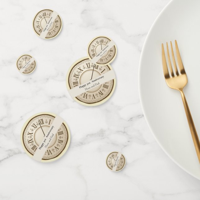 31st Wedding Anniversary editable  Confetti (Group)