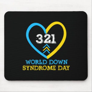 321 World Down Syndrome Awareness Day Mouse Pad
