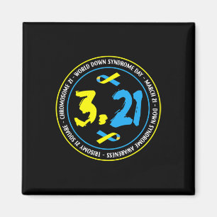 321 World Down Syndrome Awareness For Men Women Ki Magnet