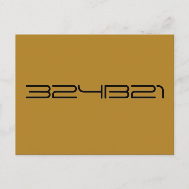 324B21 Cosima number Orphan Black Postcard (Front)