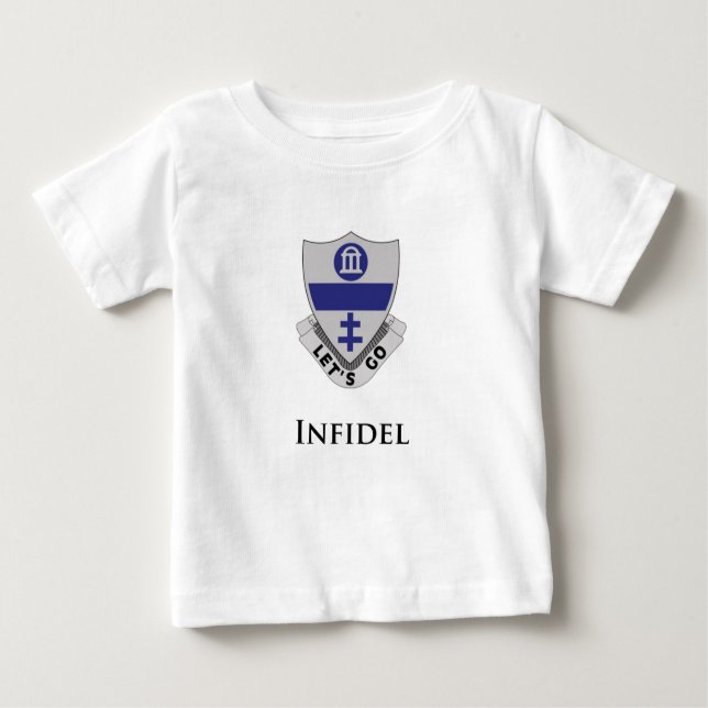 325th PIR- Infidel Baby T-Shirt (Front)