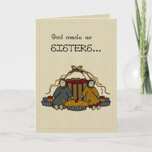 3278 Sisters Happy Birthday Card