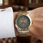 32/33rd Scottish Rite Double Headed Eagle Masonic Watch<br><div class="desc">Honor tradition and legacy with this Freemason Custom 32nd/33rd Scottish rite Double Headed Eagle Masonic Gold Watch. Featuring the iconic emblem of Freemasonry and the distinguished symbol of the Scottish Rite, this elegant gold timepiece is a meaningful statement of brotherhood and achievement. Personalized for a unique touch, it makes a...</div>