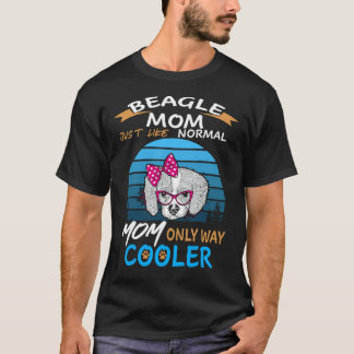 32 Beagle Mum Cooler T-Shirt