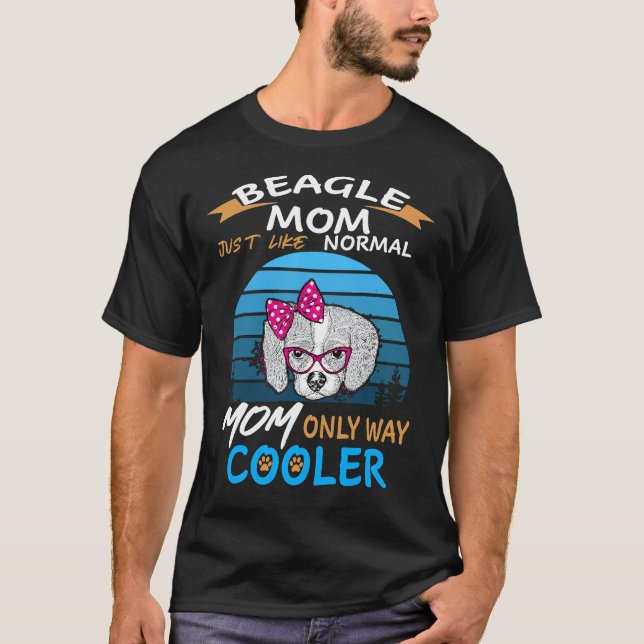 32 Beagle Mum Cooler T-Shirt (Front)