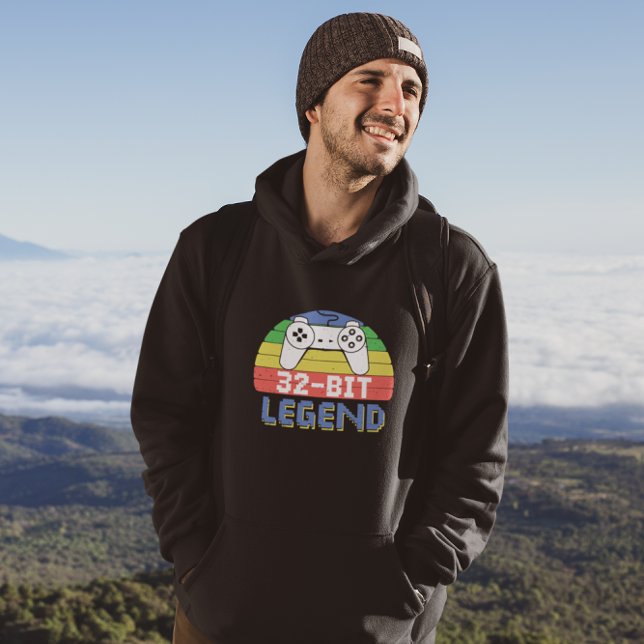 32-Bit Legend - Retro Gamer Hoodie (Creator Uploaded)