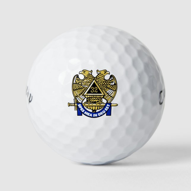 32 DEGREE MASON  Golf Balls (Front)