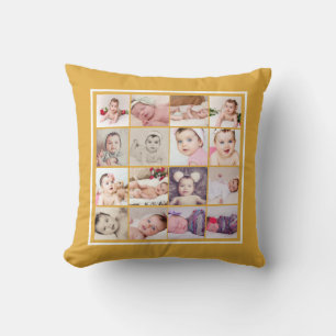 32 Photo Collage Unique Personalised Cushion