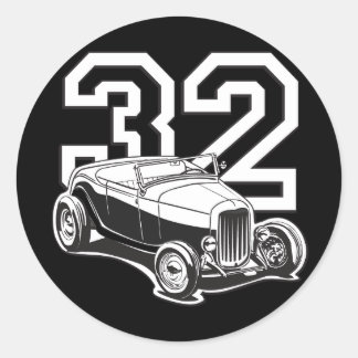 32 Roadster Classic Round Sticker