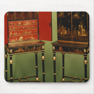 32:Two Chinoiserie cabinets, c.1770 Mouse Pad