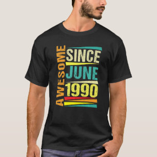 32 Years Old Legend Since June 1990 32nd Birthday T-Shirt