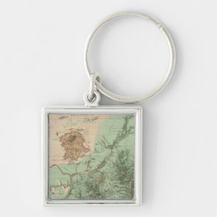 32C Land Classification Map Key Ring