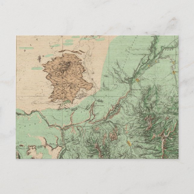 32C Land Classification Map Postcard (Front)