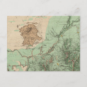 32C Land Classification Map Postcard