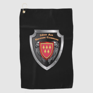 32nd Air Defence Command Customised Shield Golf Towel