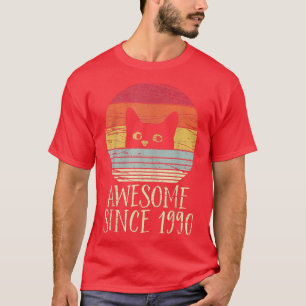 32nd birthday, Awesome since 1990 32 year old T-Shirt