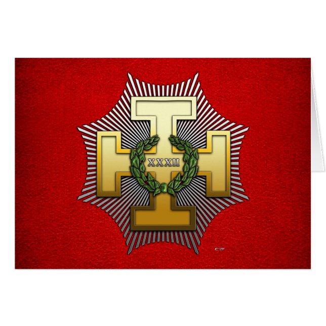 32nd Degree: Master of the Royal Secret (Front Horizontal)