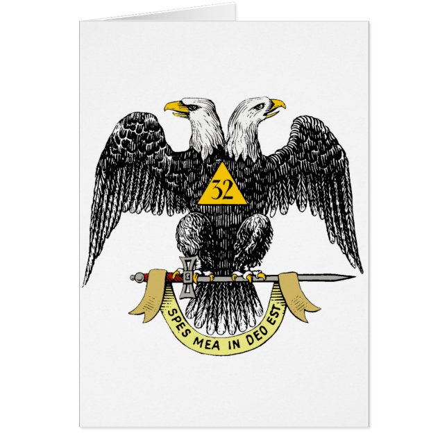 32nd Degree Scottish Rite Black Eagle (Front)